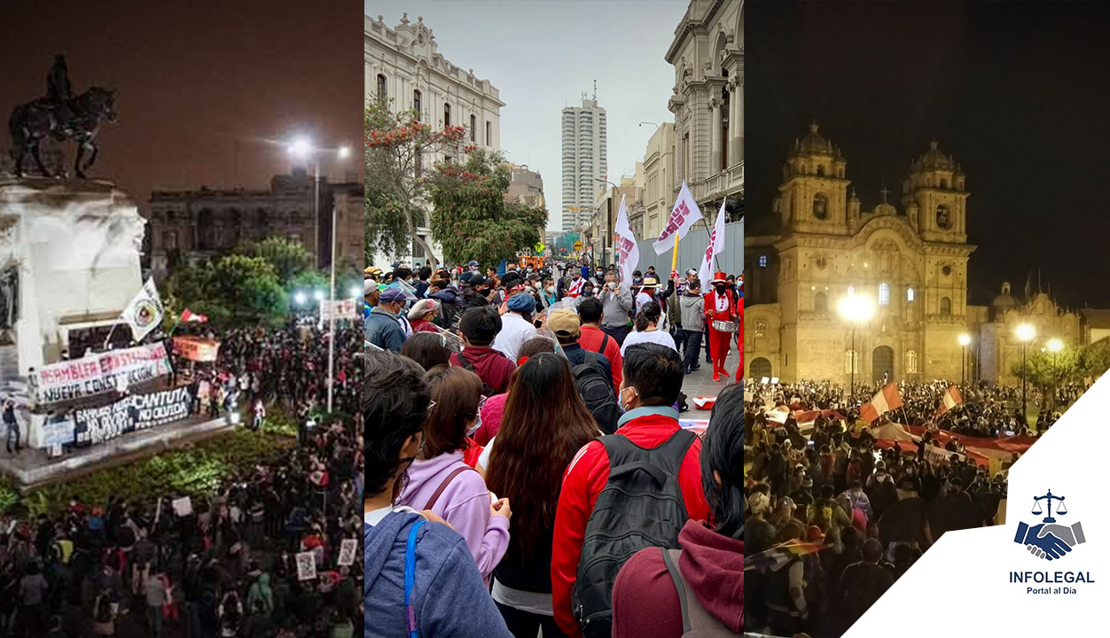 Multitudinaria marcha nacional en rechazo a candidata Keiko Fujimori