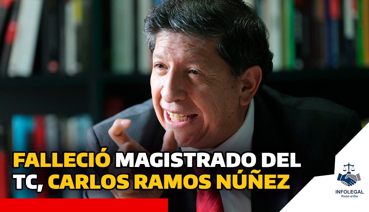 Falleció magistrado del Tribunal Constitucional Carlos Ramos Núñez 