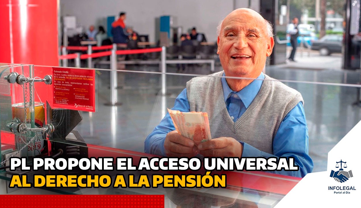 Perú Libre propone el acceso universal al derecho a la pensión 