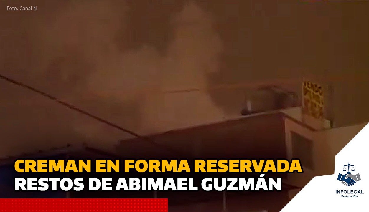 Por fin cremaron restos de Guzmán en el Callao